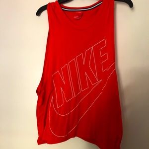 Nike cut off tee